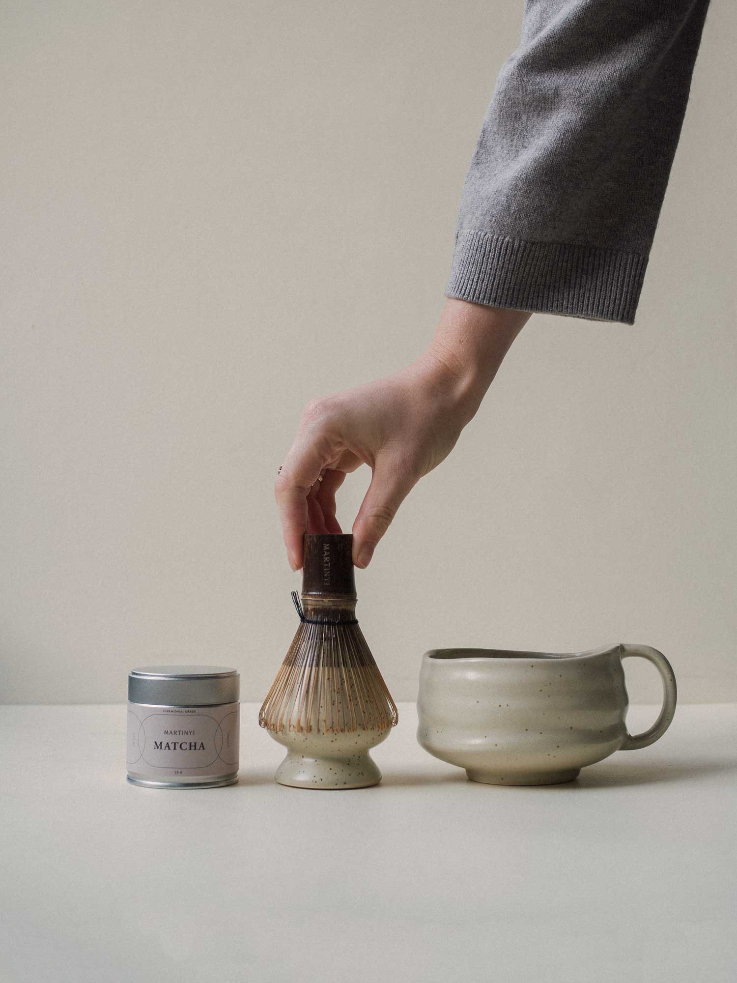 Keramikholder til matcha bambuspisk - Image 5